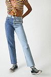 BDG Summer Two-Tone Pax Straight Leg Jeans | Urban Outfitters (EU)