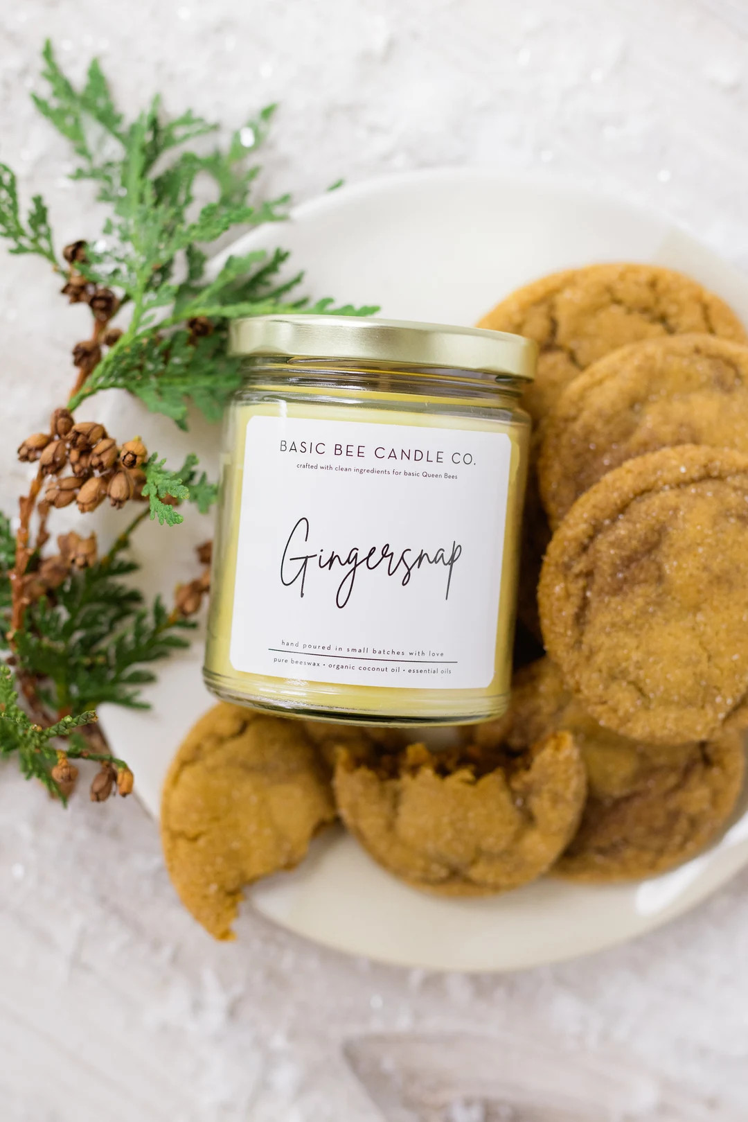 Gingersnap Beeswax Candle | Etsy (US)