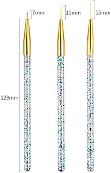 Artdone 31pcs Nail Art Brushes, Nail Art Tool Set, Dotting Tools, Dust Brush,Striping Brushes for... | Amazon (US)