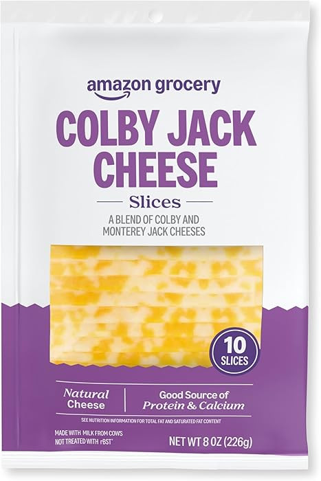 Amazon Grocery, Colby Jack Cheese, 8 Oz, 10 Slices (Previously Happy Belly, Packaging May Vary) | Amazon (US)