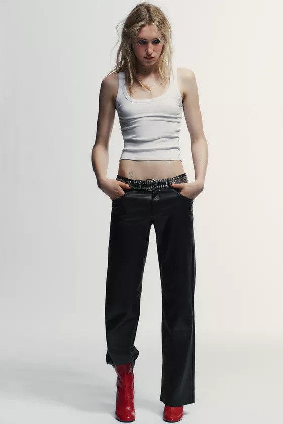 HEELED LEATHER ANKLE BOOTS | Zara US