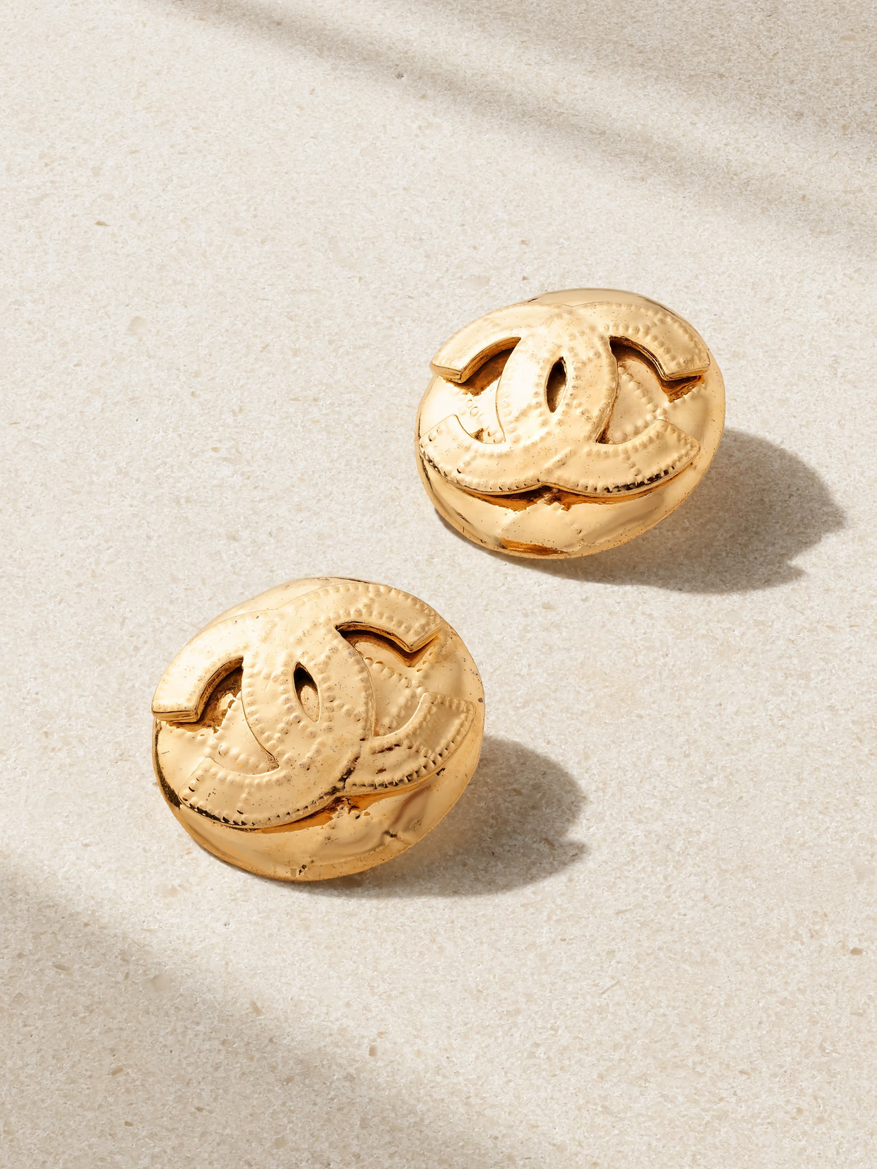 Vintage Chanel - Gold-plated Clip Earrings - One size | NET-A-PORTER (US)