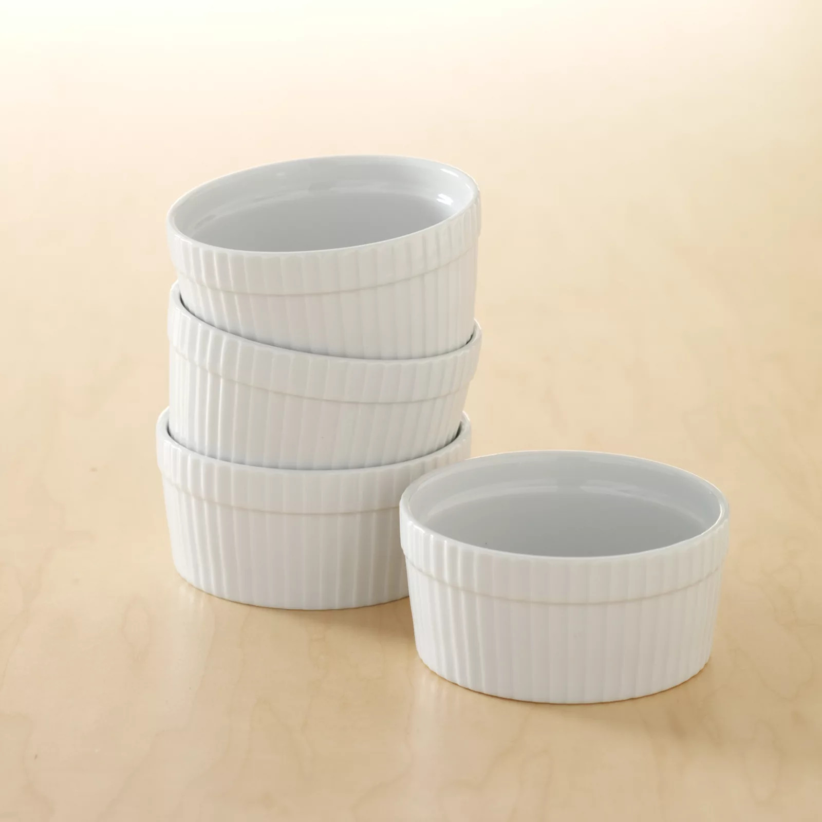 Food Network 4-pc. Ramekin Set, White, SMALL BOWL | Kohl's
