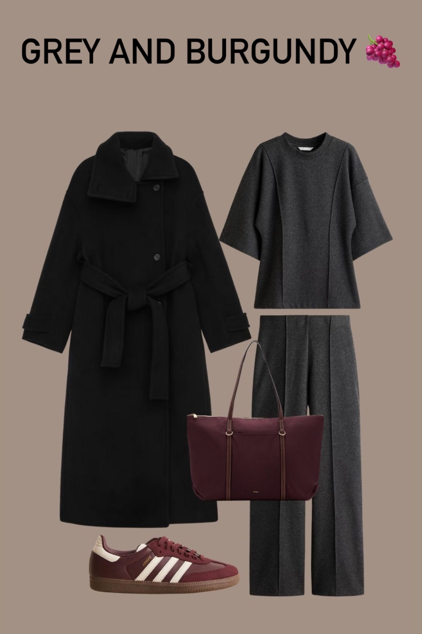 Grey and burgundy 😍🍂

#LTKautumn #LTKstyletip #LTKeurope