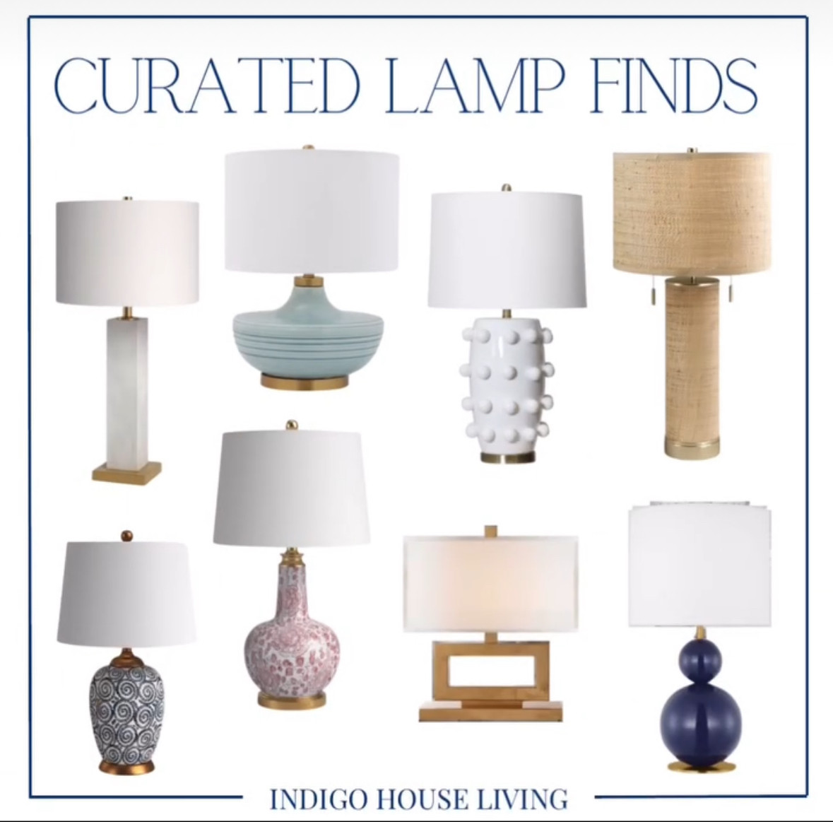 CURATED: Designer Lamp Finds 

 #LTKHome