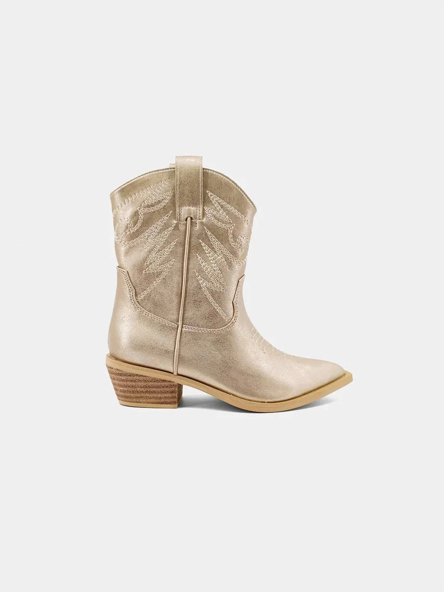 Girls Zahara Boot In Gold | Shop Simon