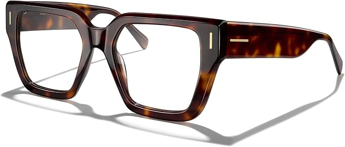 MERRY'S Retro Oversized Hexagon Blue Light Blocking Readers Fashion Reading Glasses for Men Women | Amazon (US)