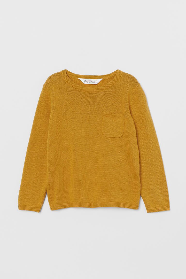 H & M - Fine-knit Sweater - Yellow | H&M (US + CA)