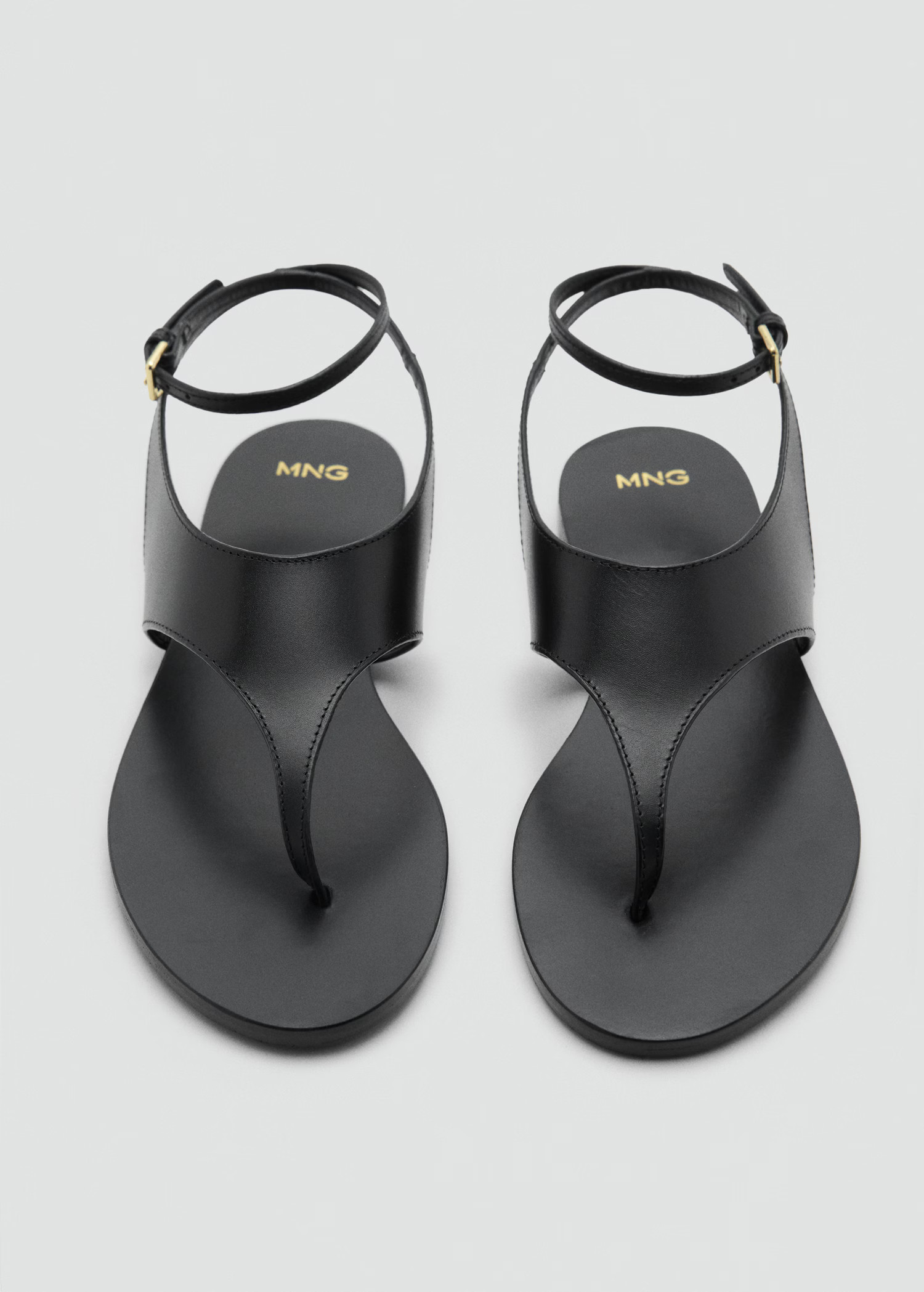 Leather straps sandals - Women | MANGO United Kingdom | MANGO (UK)