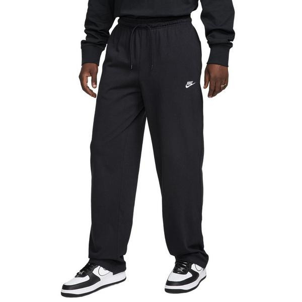 Men's Nike Sportswear Club Knit Open-Hem Sweatpants XLarge Black/White Regular | Scheels Sports