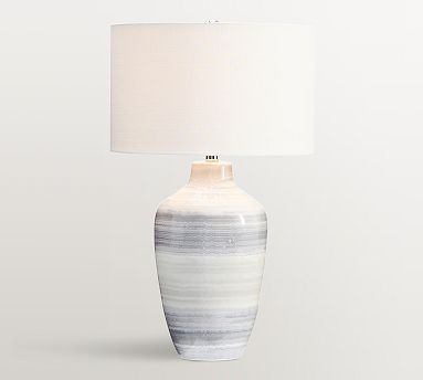Hadley Ceramic Table Lamp (23"-26") | Pottery Barn (US)