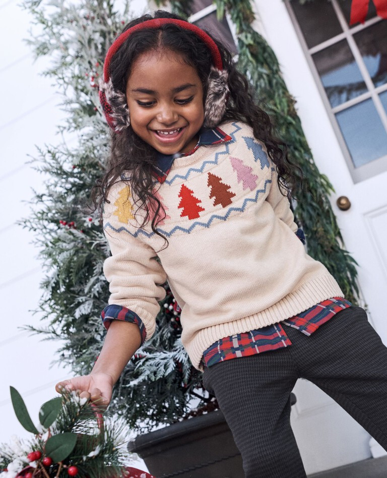 Holiday Fair Isle Sweater | Hanna Andersson