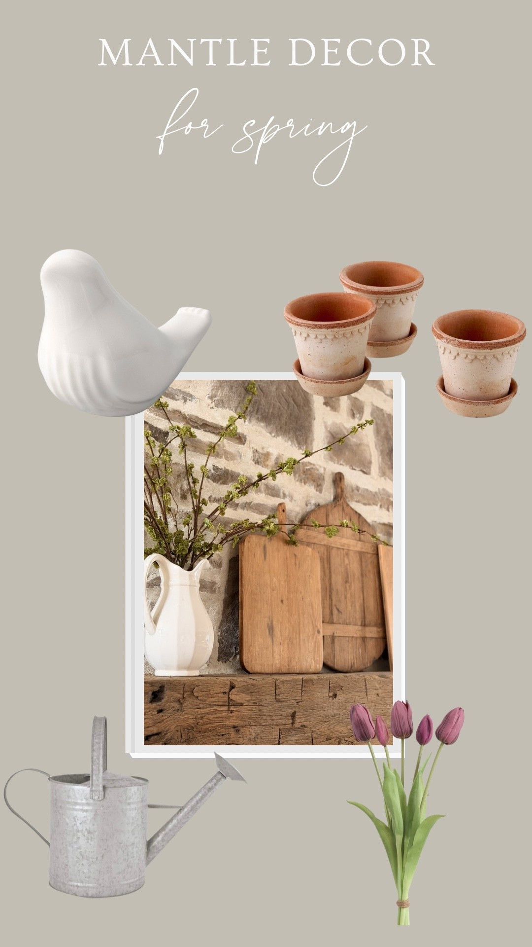 Spring touches for your mantle🌿

#LTKSeasonal #LTKHome