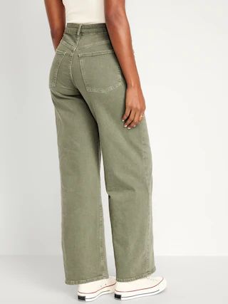 Extra High-Waisted Wide-Leg Jeans | Old Navy (US)