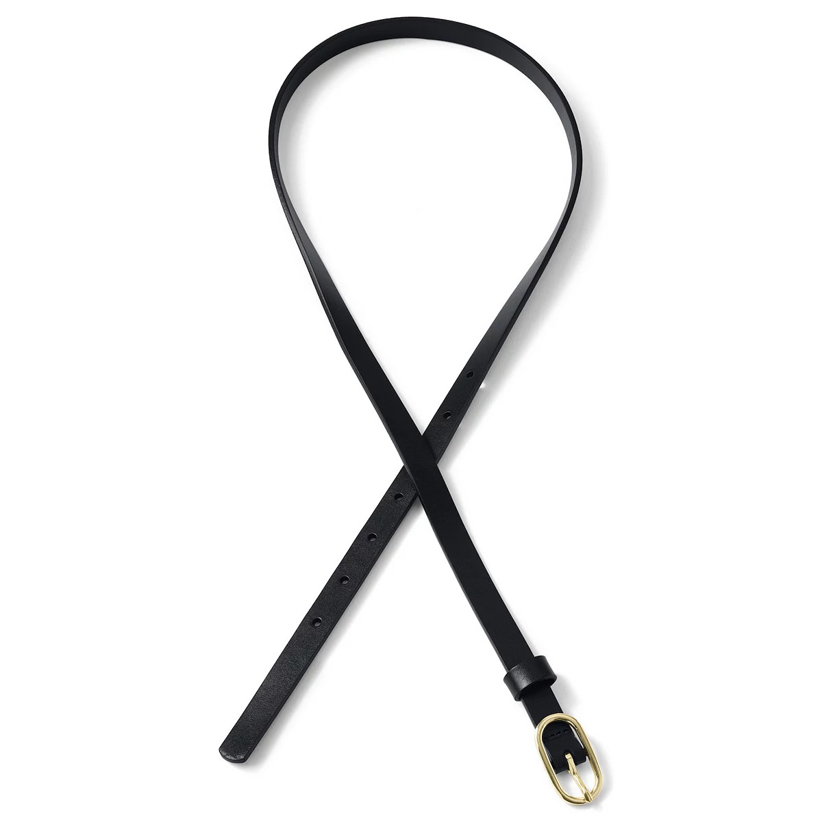 Women's Lands' End Skinny Leather Belt | Kohl's