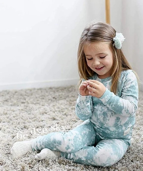 Tie Dye Kids Pajamas Baby Prism Pajama Set Toddler Boho | Etsy | Etsy (US)