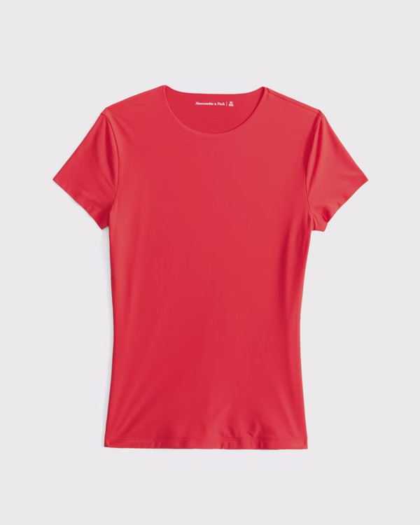 Soft Matte Seamless Tuckable Crew Tee | Abercrombie & Fitch (US)