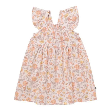 Modern Moments by Gerber Toddler Girl Smocked Pinafore Dress, Sizes 12 Months - 5T | Walmart (US)