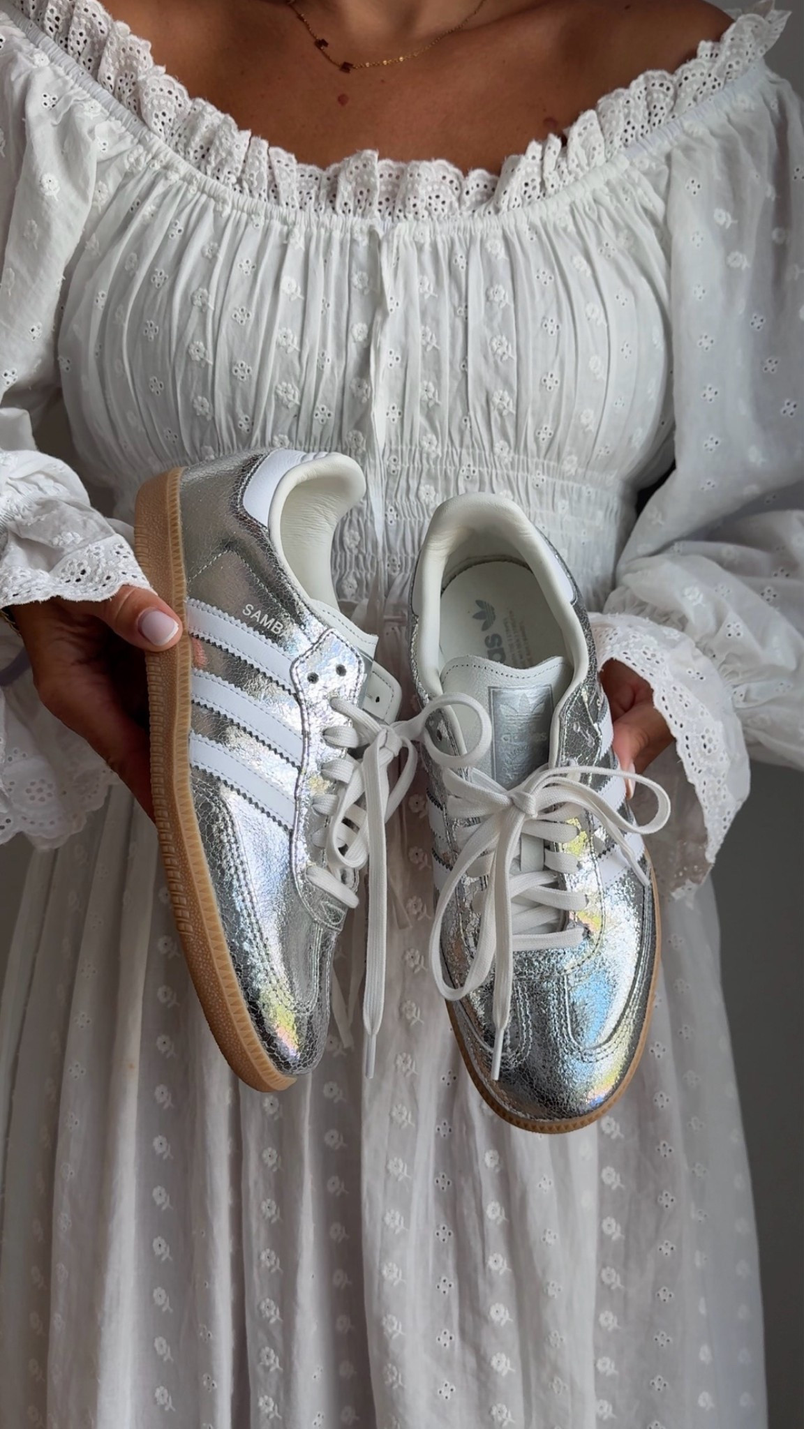 Metallic sambas

#LTKTall #LTKWorkwear #LTKSaleAlert