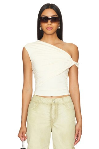 Alessia Top in Cream | Revolve Clothing (Global)