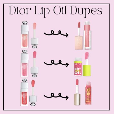 Dior lip oil & Lip dupes 
Lipgloss 

#LTKfindsunder50 #LTKstyletip #LTKbeauty