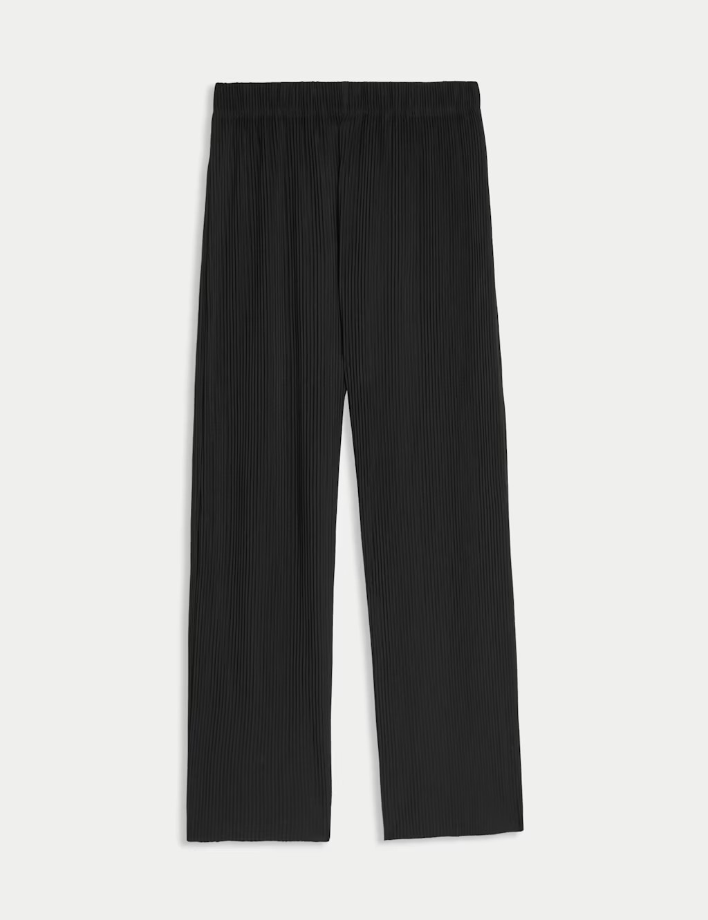 Plisse Wide Leg Cropped Trousers | Marks & Spencer (UK)