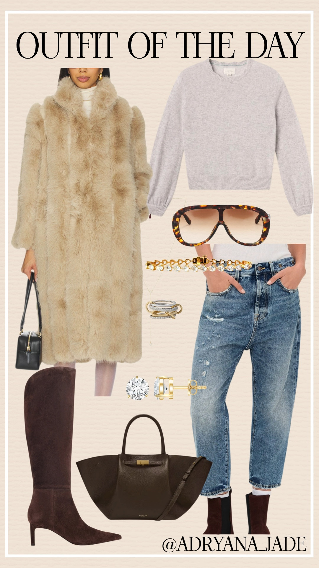 Cashmere for comfort. Fur coat for the wow. Suede boots for that effortless cool. And my favorite denim because it’s quintessentially me.

Ladies — get dressed today. Show up for yourself. Take the day and make it yours. ❤️

Linking this look for you in LTK. Treat yourself. You deserve it. #womenover50 #styleover50 #over50fashion #over50andfabulous 

#LTKMidsize #LTKootd #LTKOver40