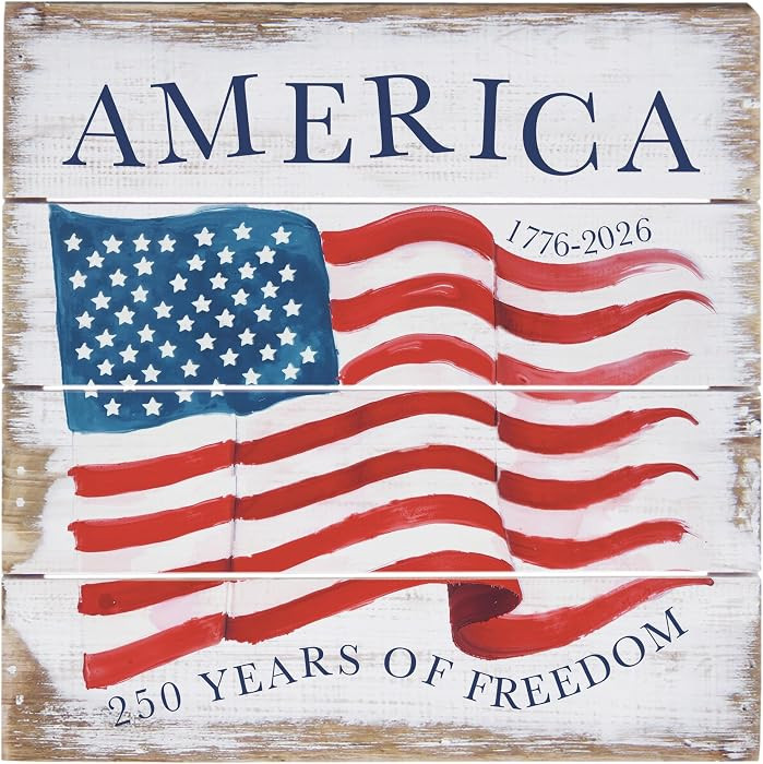 America Flag 250 Years 6" Perfect Pallet Petites, American 250th Anniversary, Made in USA, PET292... | Amazon (US)