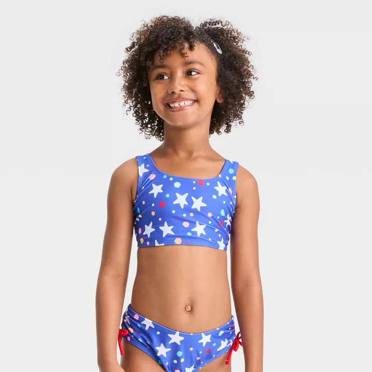 Girls' Stars & Spots Bikini Set - Cat & Jack™ | Target