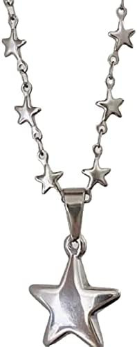 Tyadorw Y2k Necklace Gothic Star Necklace for Women Teen Cute Charm Pendant Retro Fairy Grunge Ac... | Amazon (US)