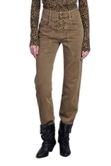 Isabel Marant Brinley Logo-Patch Jeans | Cettire Global