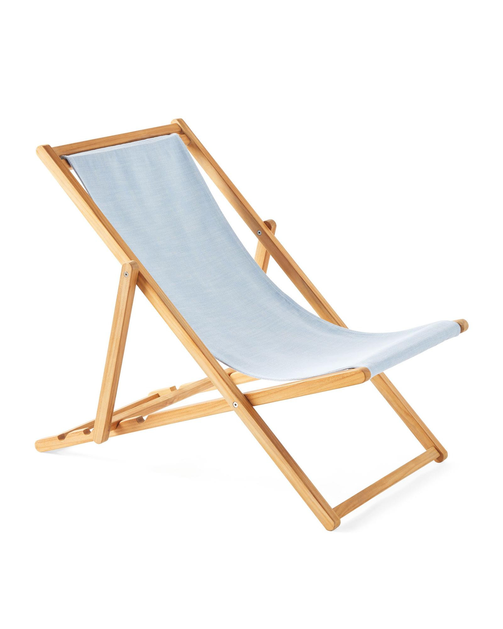 Teak Sling Chair | Serena and Lily