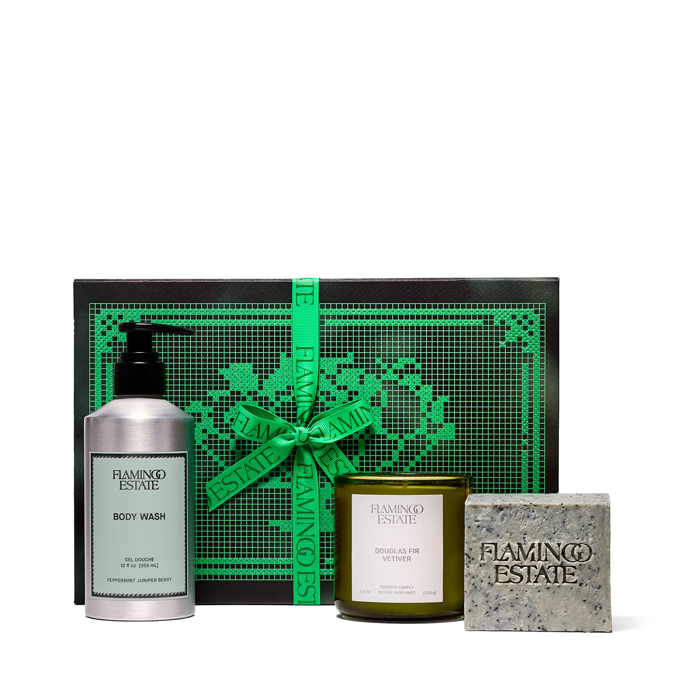 Douglas Fir & Peppermint Morning Set | Flamingo Estate