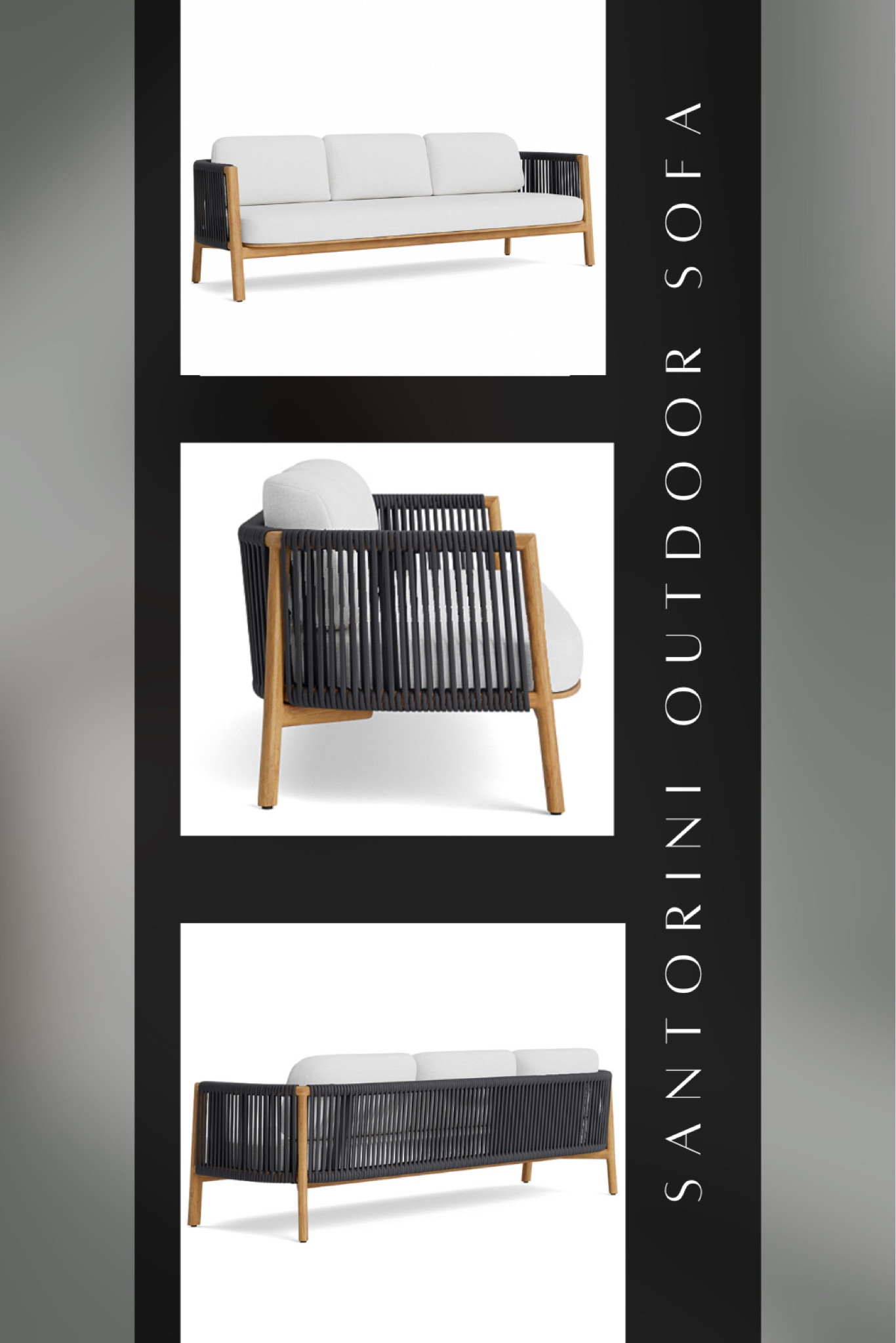 A gorgeous collection full of curves and unexpected details, Santorini takes its inspiration from the exquisite architecture of the warm Greek island. Rounded shapes are accentuated with contrasting braided rope details and plush cushions for sink-in comfort. Collection includes sofas, chaise lounges, dining chairs, lounge chairs, swivel chairs, dining, coffee and side tables.

#patiofurniture #outdoorfurniture #patiodecor #memorialday

#LTKFind #LTKhome #LTKsalealert