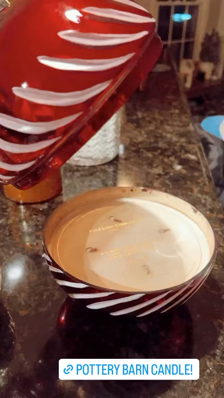 The perfect Christmas decoration and candle all in one! Pottery barn . Such a great gift idea!

#LTKHoliday #LTKfindsunder100 #LTKGiftGuide