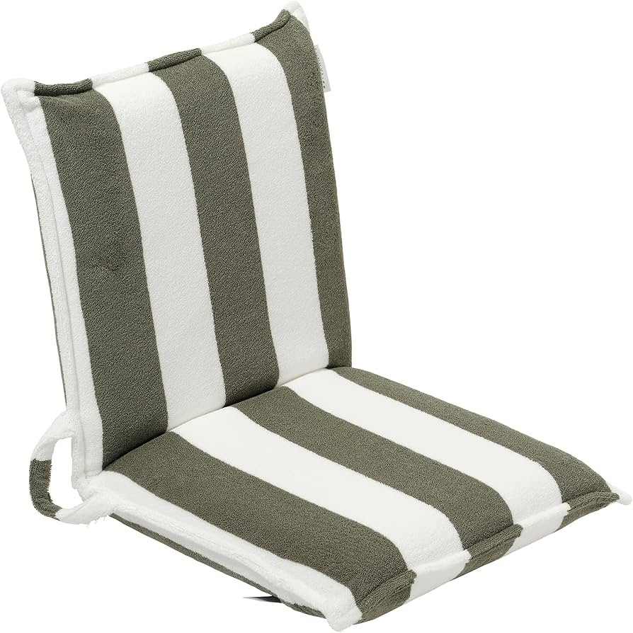 Terry Travel Lounger | The Vacay Olive Stripe | Amazon (US)