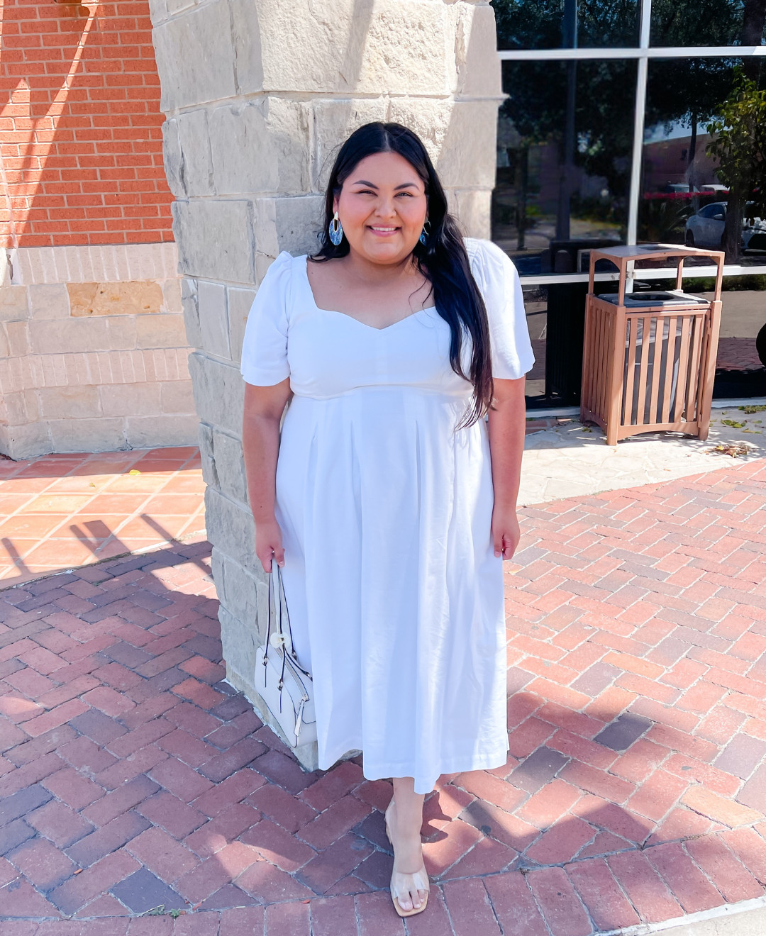 A white dress is a must have for spring and summer! The perfect fresh look for the season! White dress outfit. White plus size dress.
#whitedress
 

 #LTKOver40 #LTKMidsize #LTKPlusSize