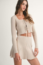 Camilla Skirt in Neutral | lauren nicole