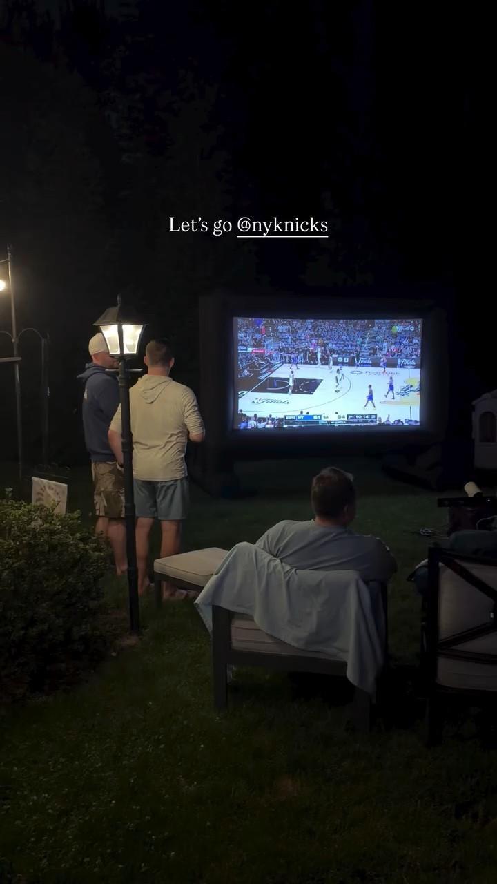 Let’s go Knicks! Grab our projector and screen for the finals! #knicks #nbafinals #projector #backyard #backyardgoals

#LTKHome