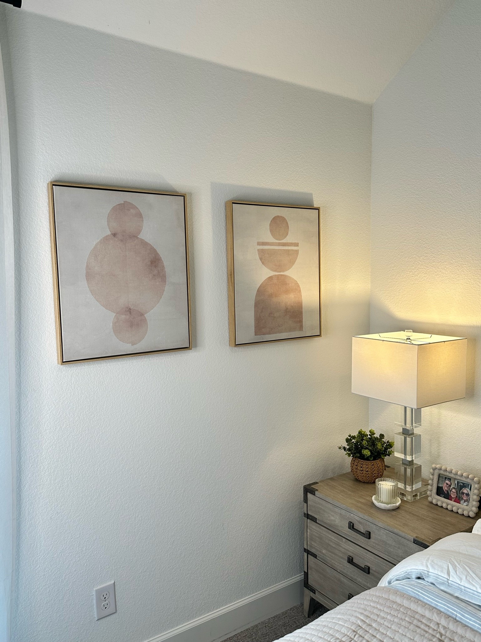 Abstract Shapes Framed Canvas Brown - Threshold™ designed with Studio McGee
