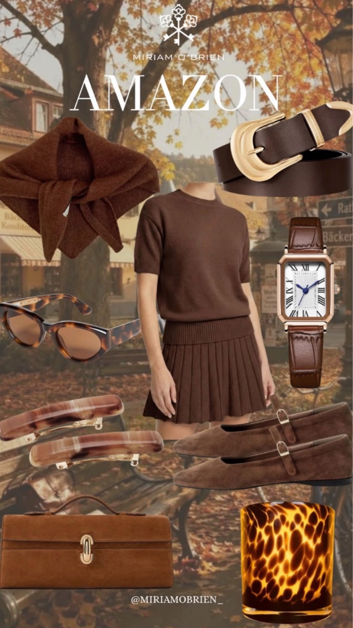 Chocolate tones, golden details & timeless fall style 

Follow me@miriamobrien on IG and TikTok 

#For #FallFashion #Trending #Accessories

#LTKSeasonal #LTKOver40 #LTKootd