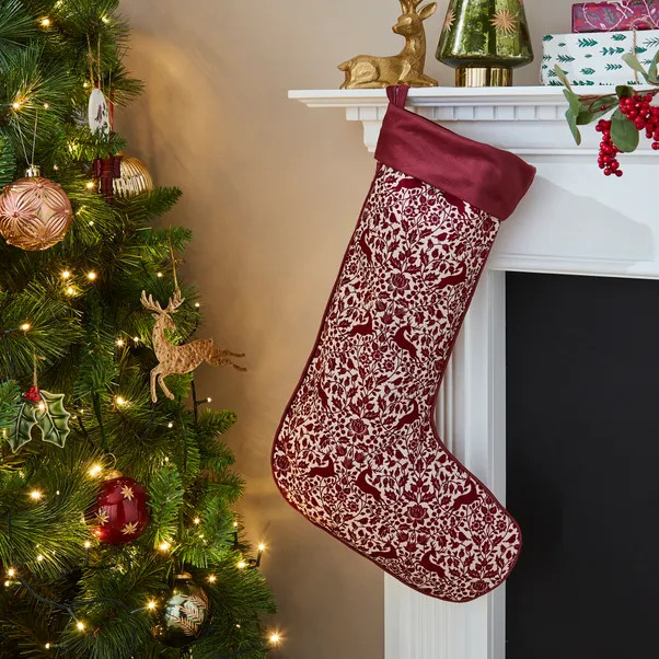 Heritage Pattern Stocking | Dunelm