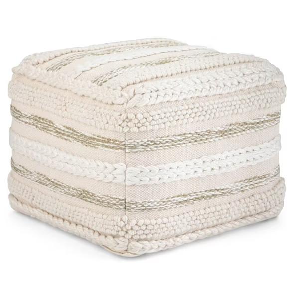 Silva Square Pouf Natural - WyndenHall | Target