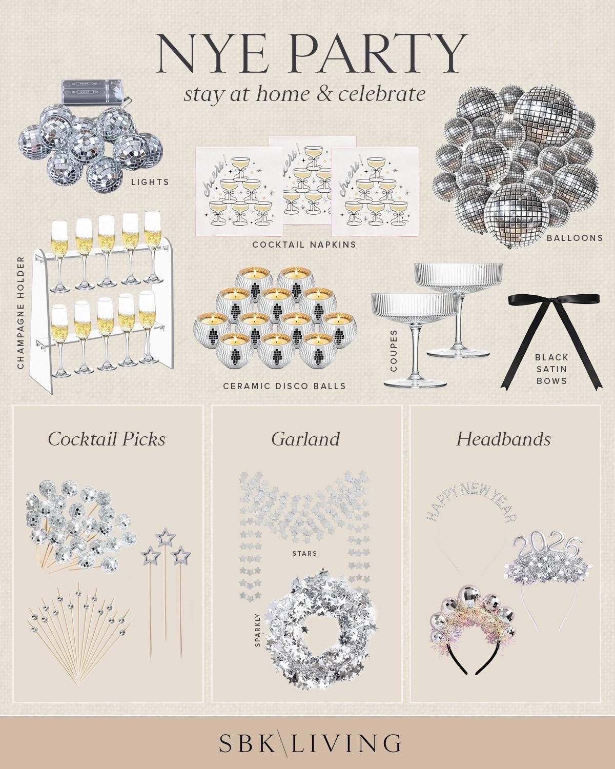NYE party💫🍾🪩 

New Year’s Eve
Party 
Amazon 
Home 

#LTKHoliday #LTKHome