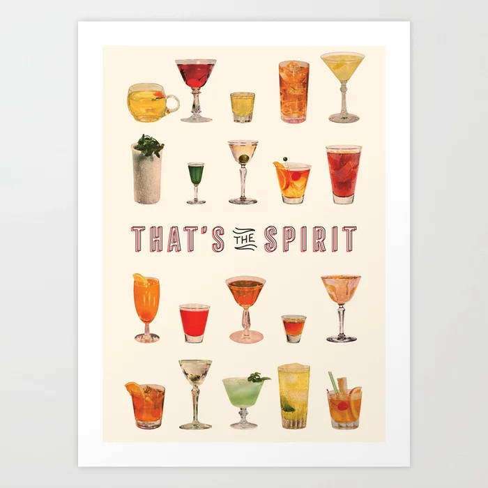 That's the Spirit Art Print | Society6