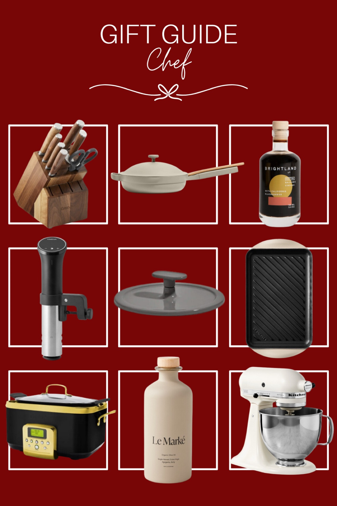 Gift guide for the chef. 

kitchen gifts. gifts for her. gift for him. Christmas gifts  

#LTKGiftGuide #LTKHoliday #LTKHome