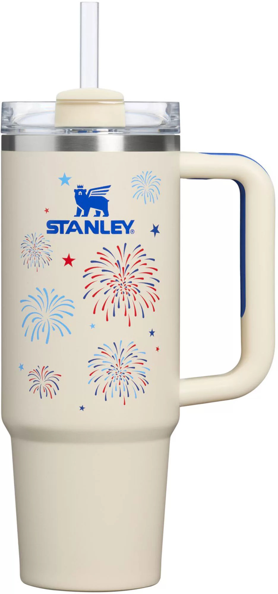 Stanley 30 oz. Quencher H2.0 FlowState Tumbler - Summer Nights, Cream Royal Fireworks | DICK'S Sporting Goods