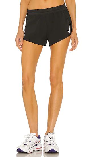 Nike Aeroswift Short in Black. - size S (also in L, M, XS) | Revolve Clothing (Global)