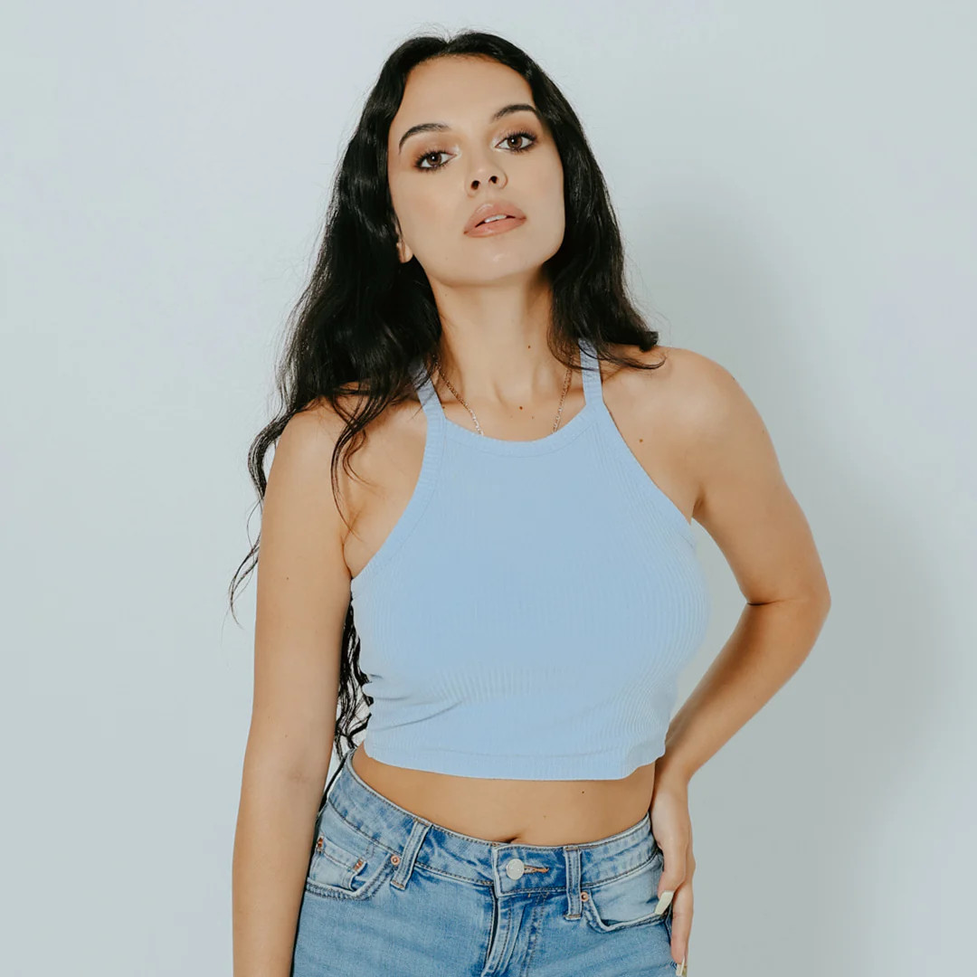 High Neck Brami (Crop) | Klassy