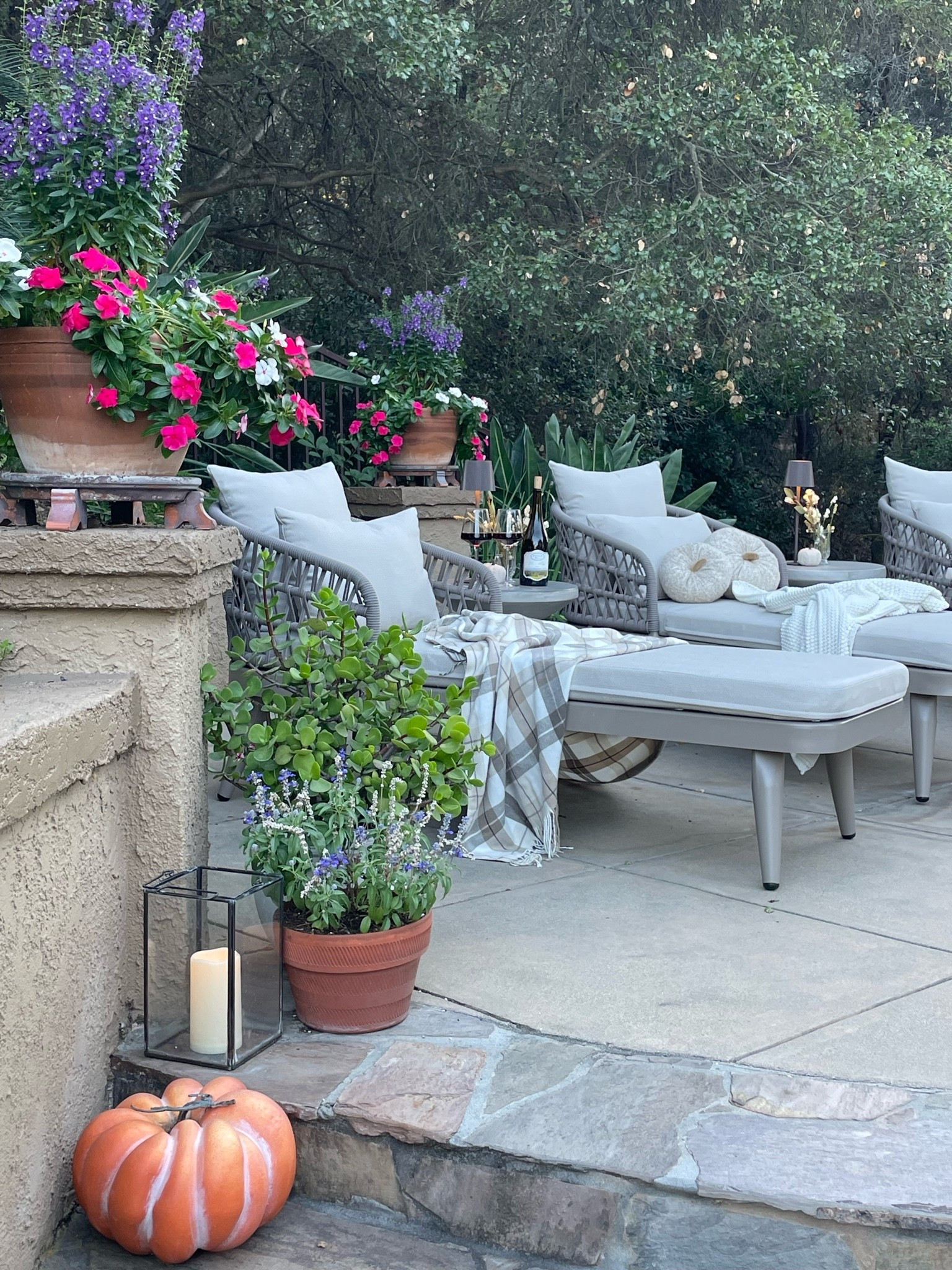 Fall patio decor and new chaise lounges from Purple Leaf. 👏🏻

#LTKHome #LTKSeasonal #LTKSaleAlert